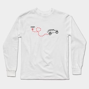 Start your journey - offroad (light) Long Sleeve T-Shirt